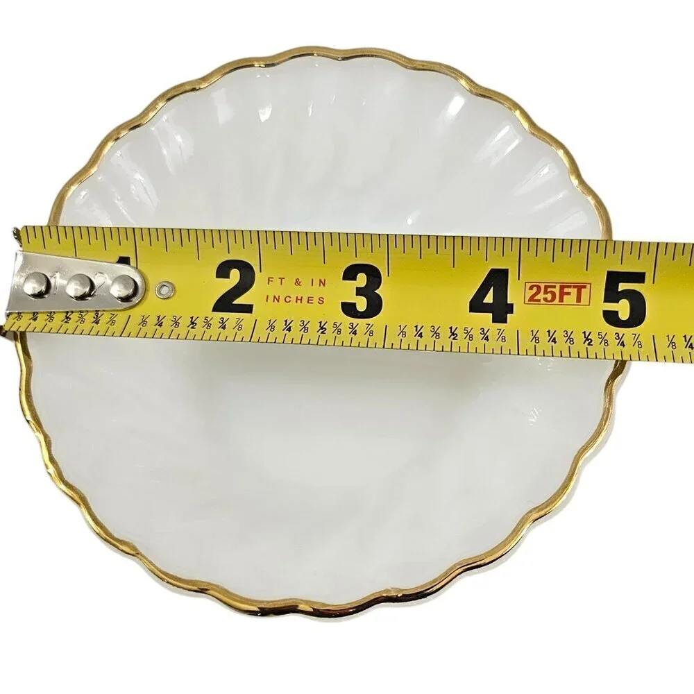 Anchor Hocking Fire King Milk Glass Custard Dessert Appetizer Bowls – Set of 4